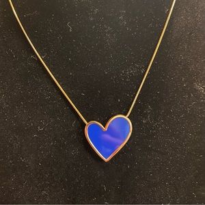 Beautiful Royal blue and gold heart